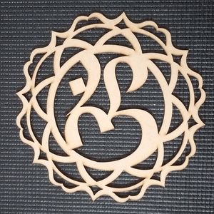 OM Mandala, ornamental decor.